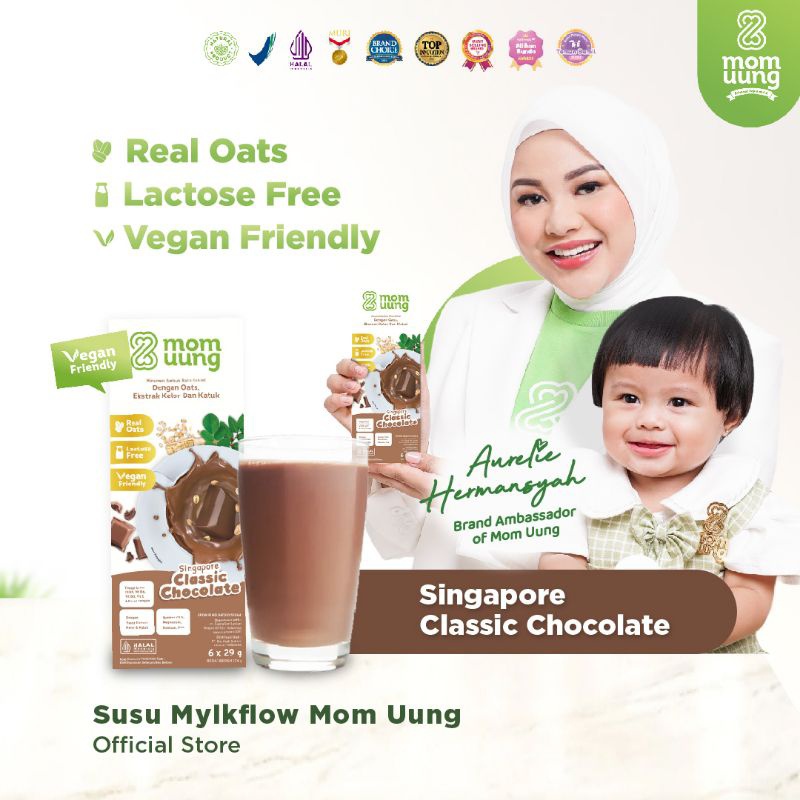 Susu Pelancar Asi / Vegan Friendly Lactose Free Mom Uung Susu Asi Booster Mylkflow Chocolate Atau Creamy Vanilla