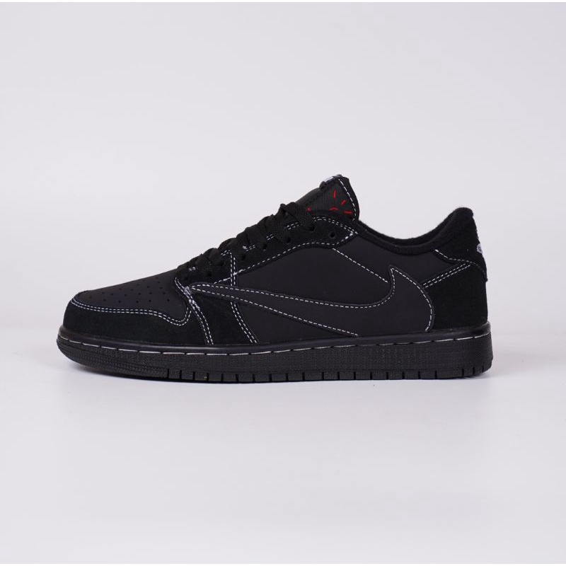 Sepatu Nike Air Jordan 1 Low  Black Phantom