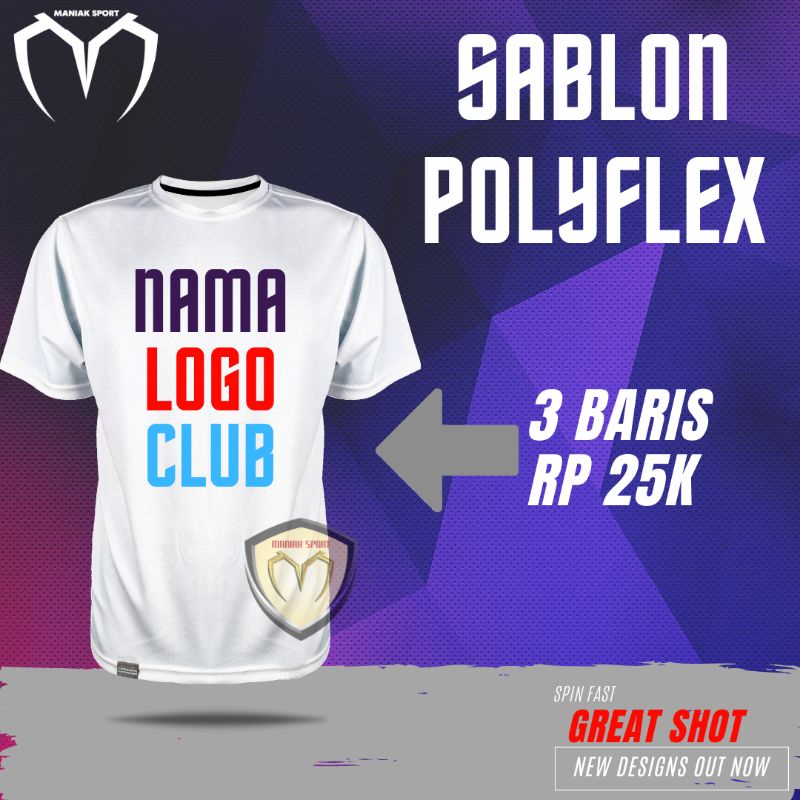 SABLON POLYFLEX SABLON DTF SABLON NAMA SABLON TEAM SABLON LOGO SABLON CUSTOM