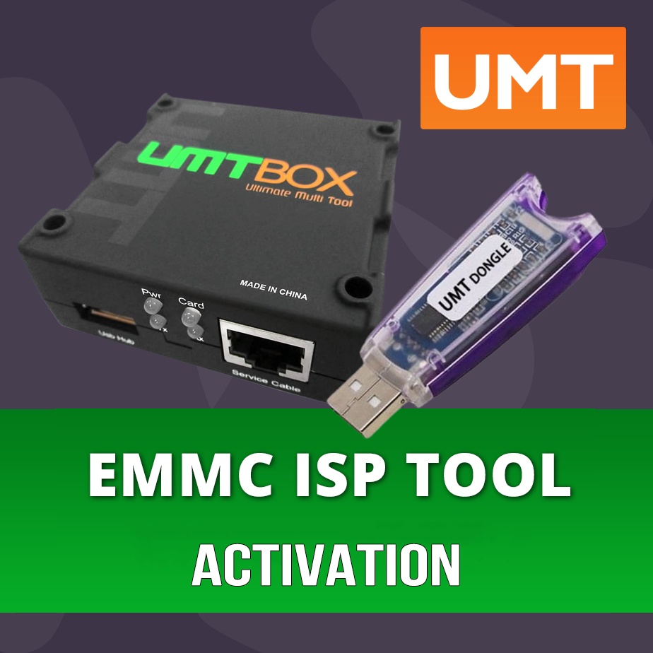 UMT EMMC ISP TOOL ACTIVATION PROSES INSTAN