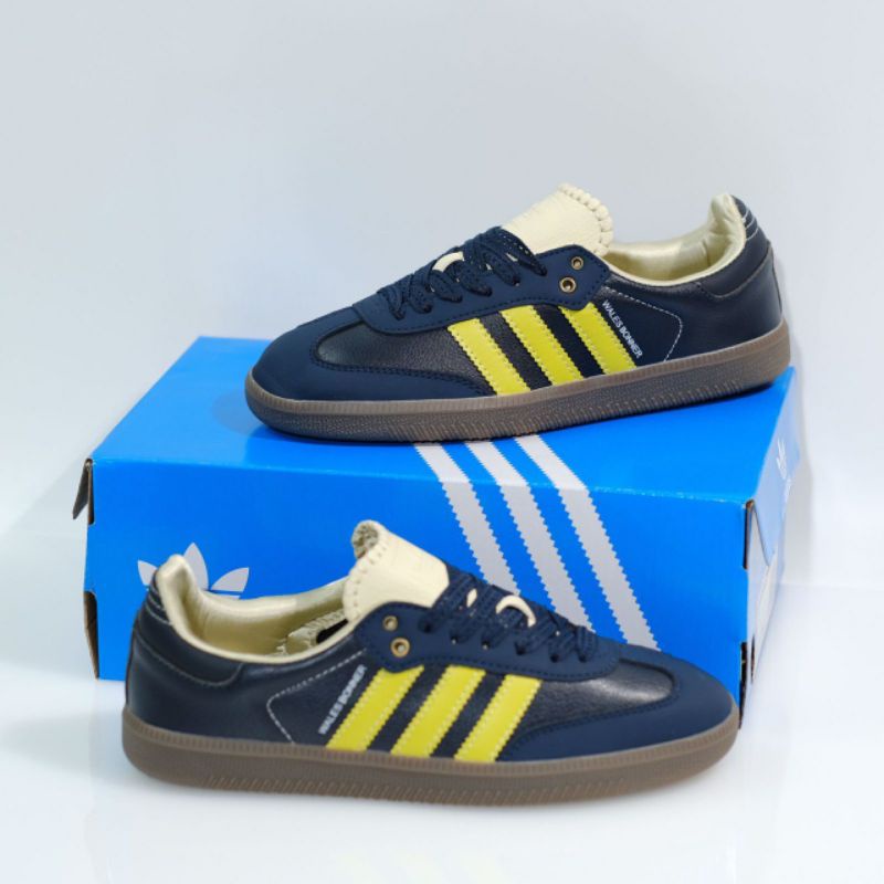 Sepatu Sneakers Casual Pria Adidas Samba Original Wales Bonner Collegiate Navy
