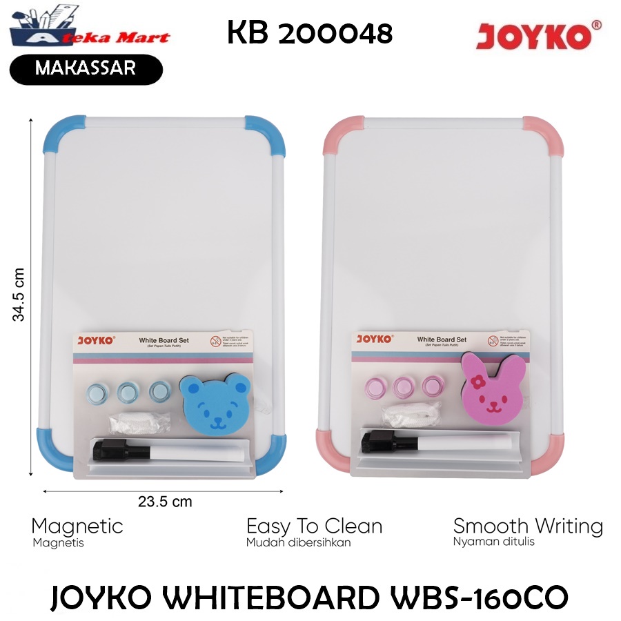 

[PCS] JOYKO WHITEBOARD WBS-160CO / PAPAN TULIS