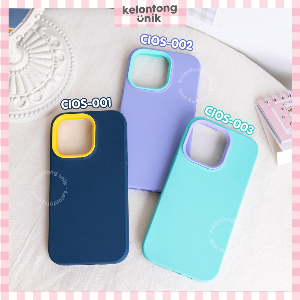 (Seri 1) For iPhone - 3 in 1 Silicone Ring Shockproof Case