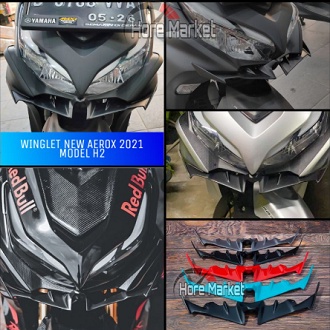 Terbagus NEW WINGLET CONNECTED H2 2021 MODEL ALL AEROX AEROX NEW WINGLET NEW AEROX CONNECTED MODEL L