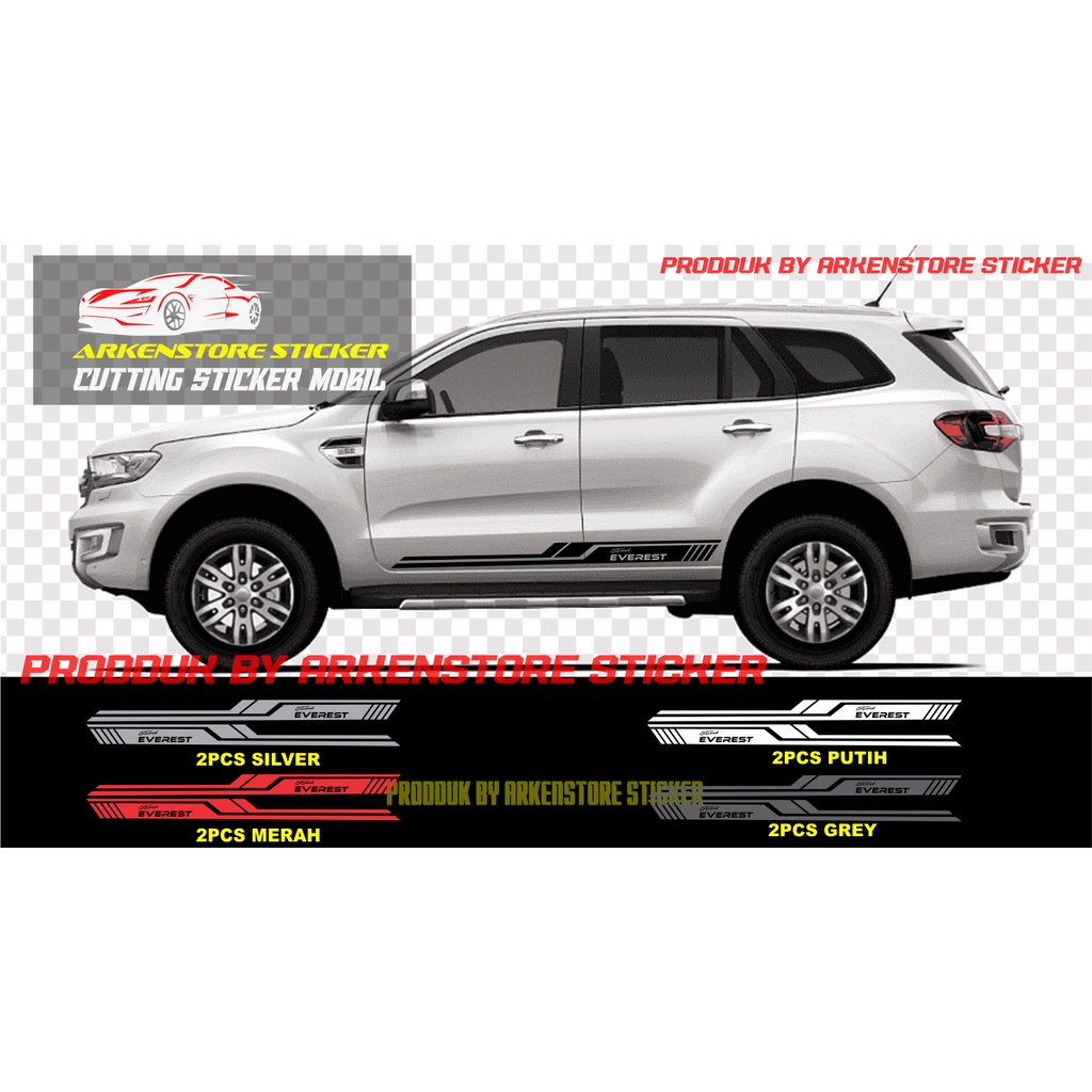cutting sticker mobil everest stiker mobil ford everest terbaru