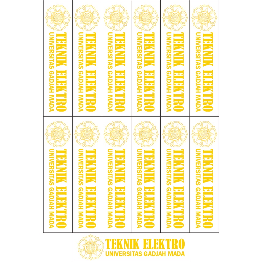 

Stiker kampus UGM TEKNIK ELEKTRO