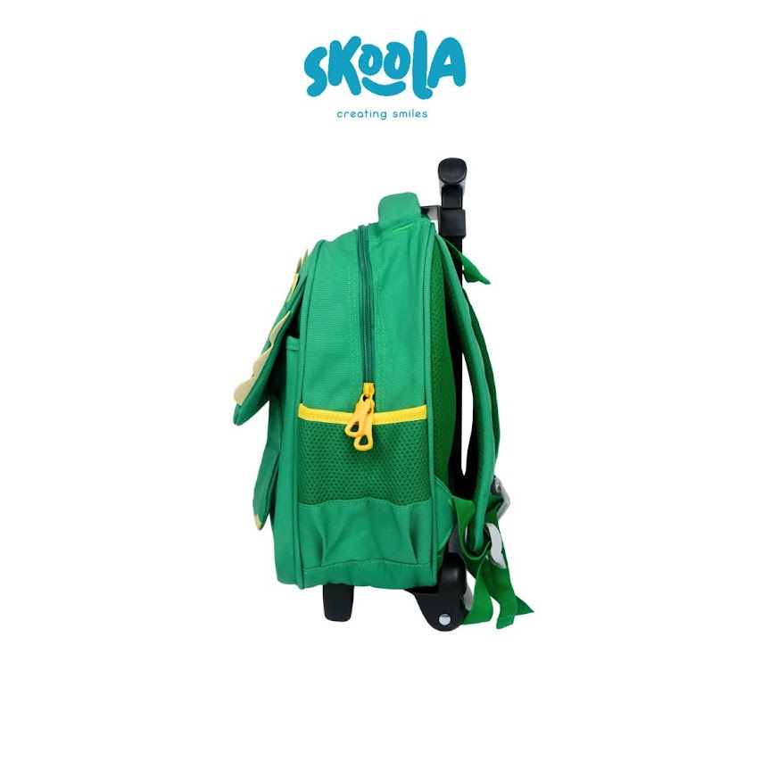 Skoola Tas Sekolah Anak Laki - Laki TK SD Trolly Ransel Dinosaurus - Maru