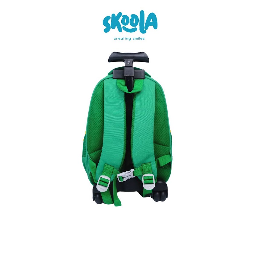 Skoola Tas Sekolah Anak Laki - Laki TK SD Trolly Ransel Dinosaurus - Maru