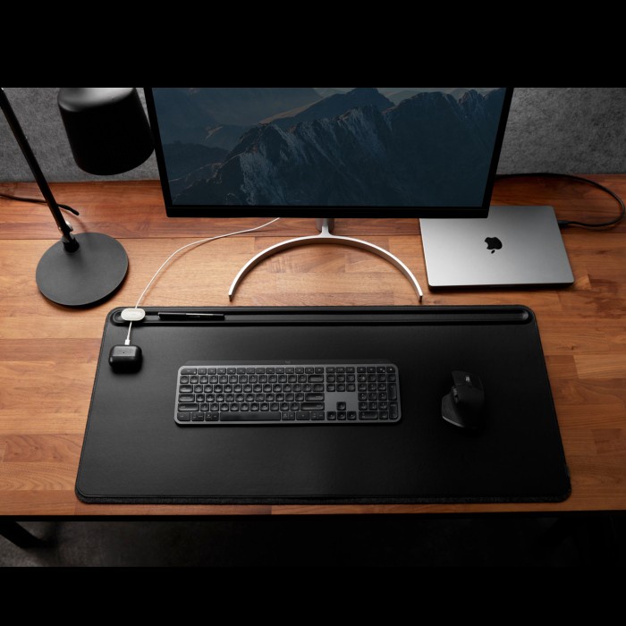 

Terlaris Orbitkey Desk Mat Large Premium Leather Hitam / Stone Original