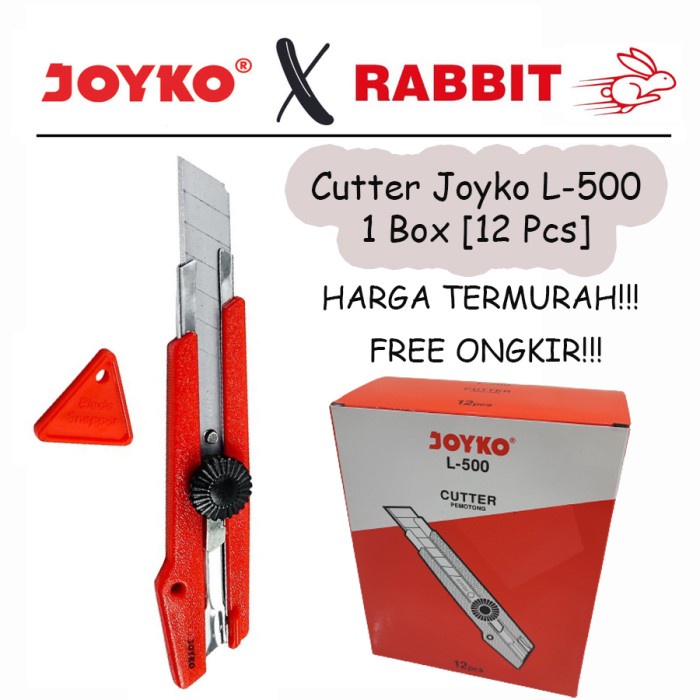 

Terlaris Cutter Besar Joyko L-500 / Cutter Pemotong Joyko L500 [1 Box 12 Pcs]