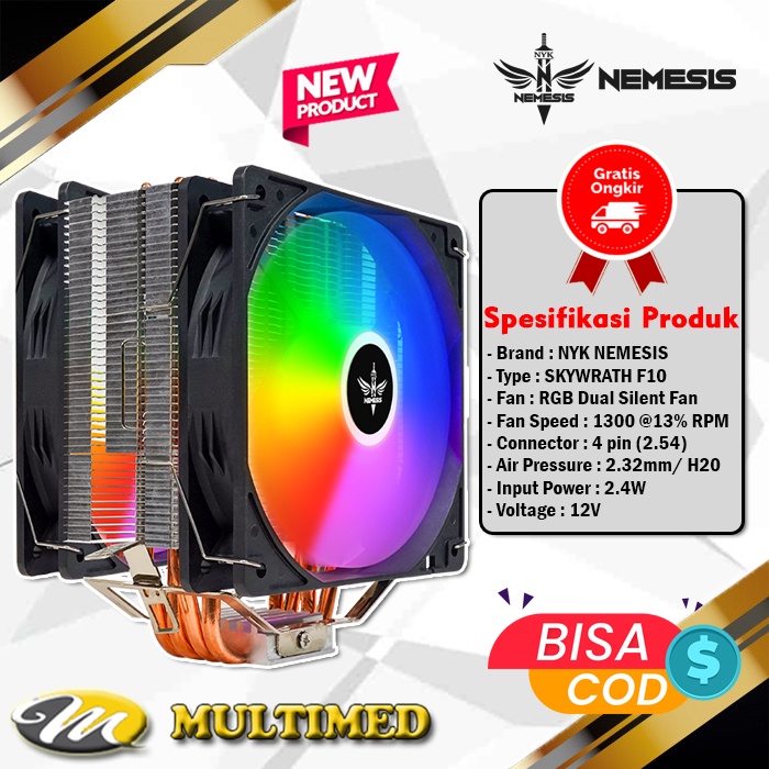 Cooling Fan Processor NYK Nemesis SKYWRATH F10