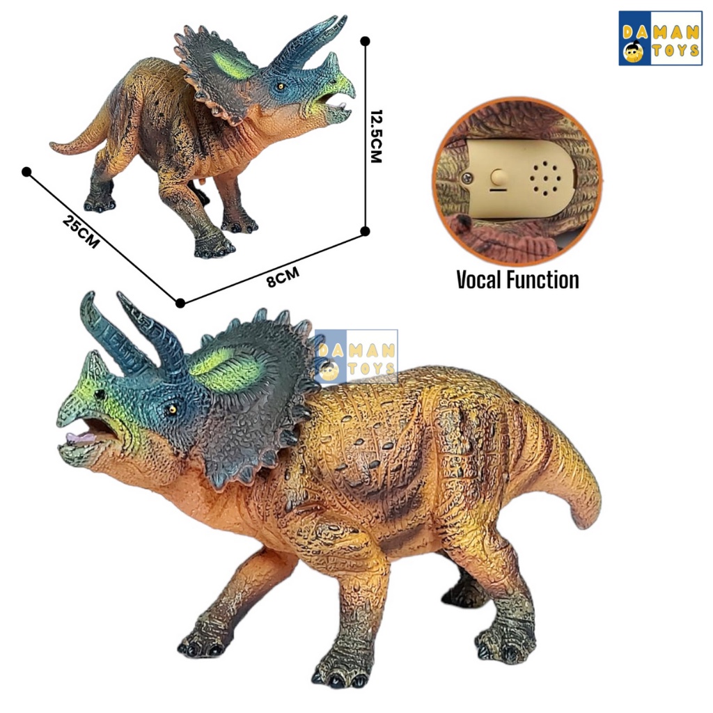 Dinosaurus Mainan Besar Karet Dino Tirex Tyranosaurus Leher Panjang