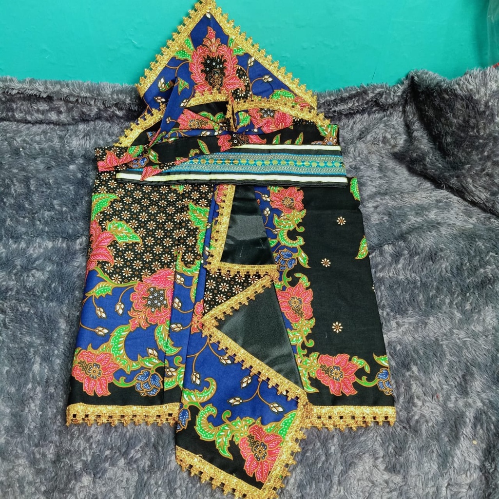 Slembong seni Batik Songket seni silat kain batik biru bunga songket silat kain seni pencak silat se