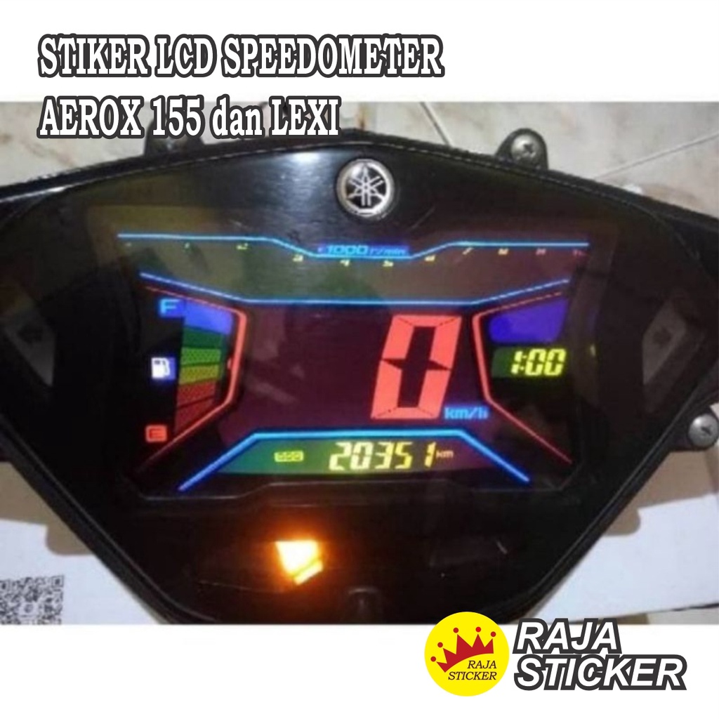 STICKER LCD SPEEDOMETER AEROX 155 dan LEXI