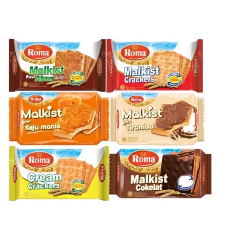 

ANEKA ROMA MALKIST CRACKER BISKUIT PREMIUM