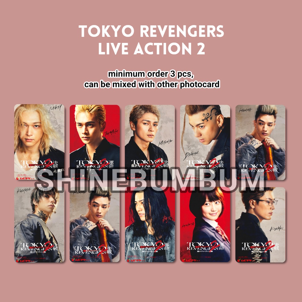 Photocard Tokyo Revengers Live Action 2