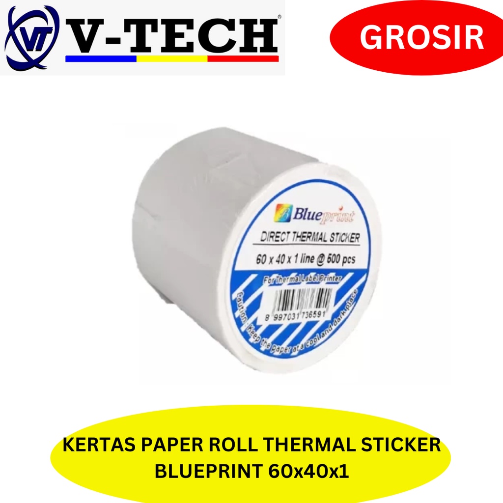 

KERTAS PAPER ROLL THERMAL STICKER BLUEPRINT 60x40x1