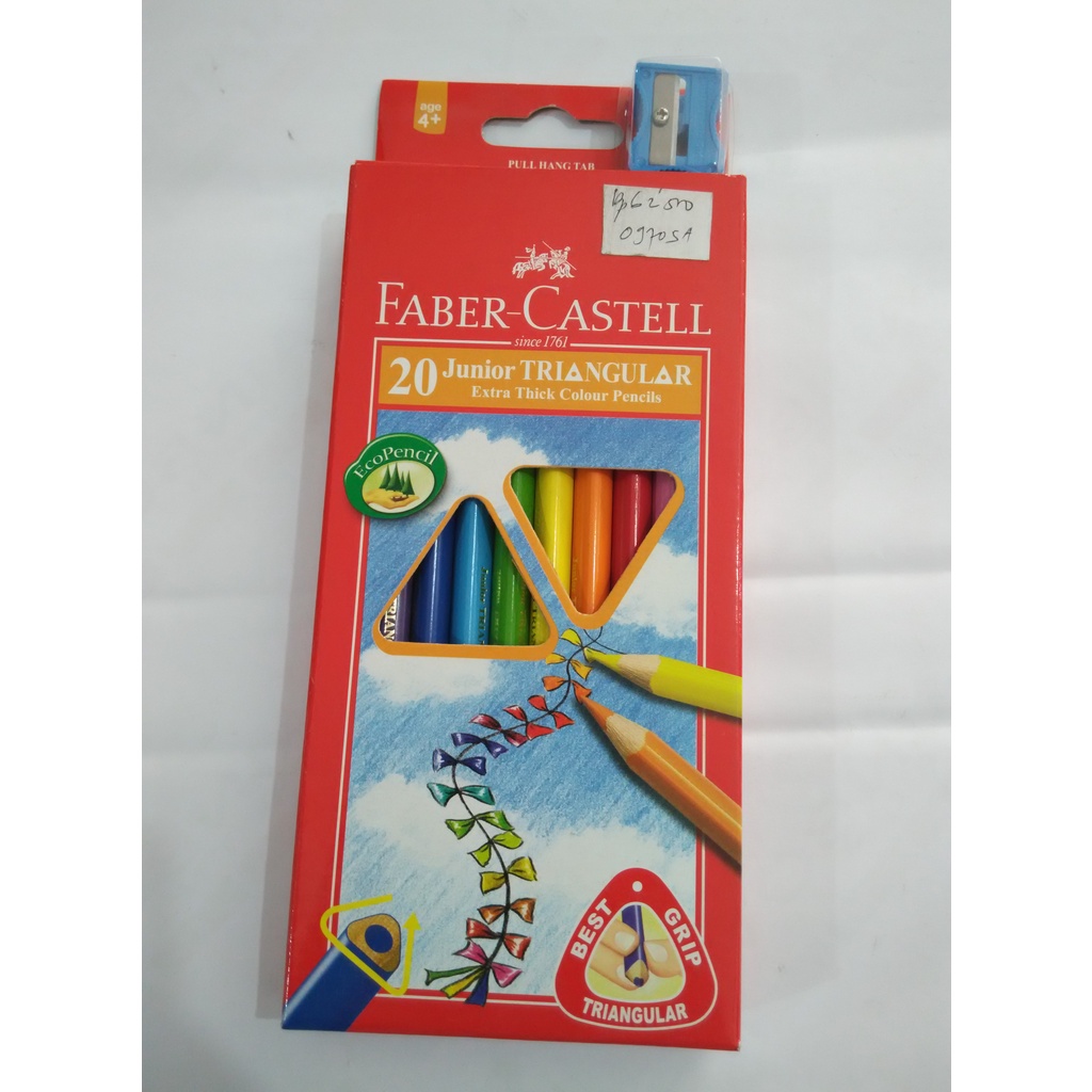 

Pensil Warna Faber Castell Junior Triangular 10 20 Dan 30 Warna