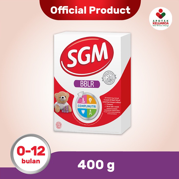 SGM BBLR 400gr #Susu FORMULA UNTUK BAYI PREMATUR dan BB RENDAH #SUSU PENAMBAH BERAT BADAN BAYI