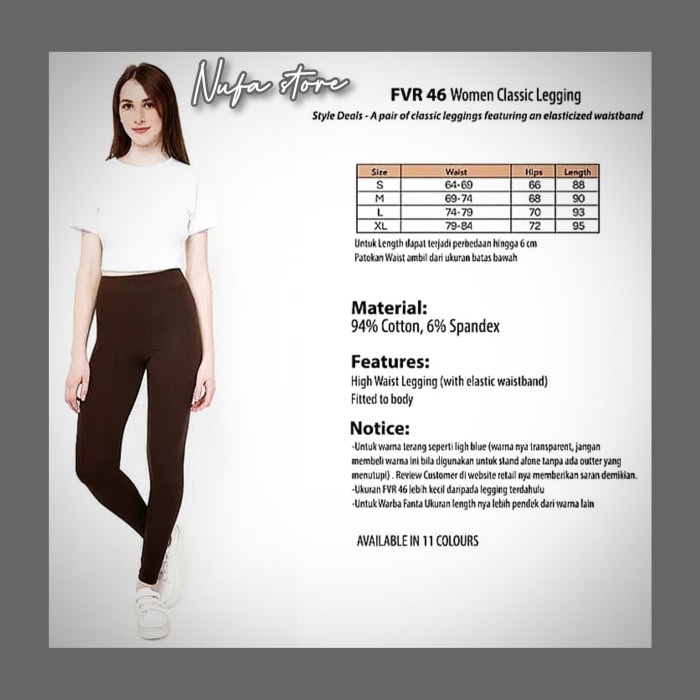 Legging Forever 21 Original / Celana Legging Wanita / Celana Fitnes