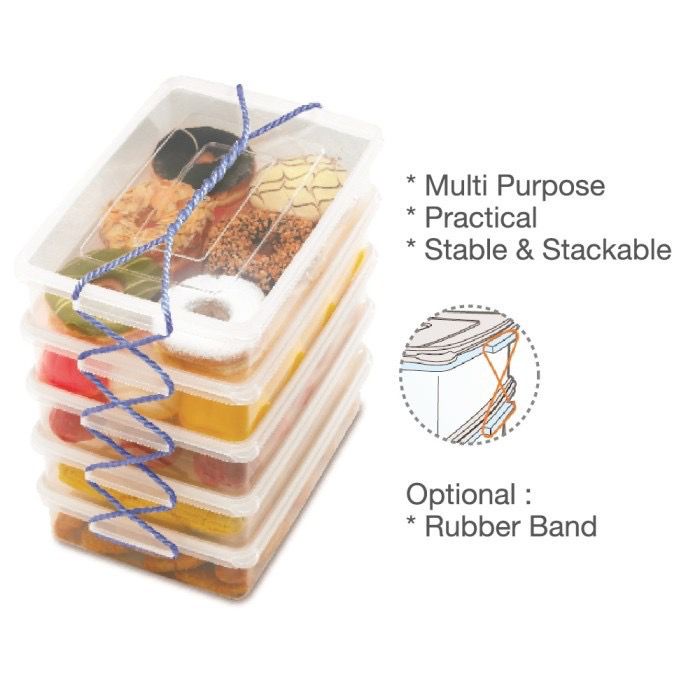 Kiramas 2878 Kotak Donat Meriton Storage Large Besar Box Tempat Makan Makanan
