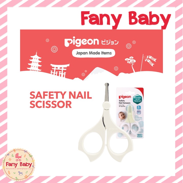 PIGEON SAFETY SCISSORS NAIL 3+ / GUNTING KUKU BAYI