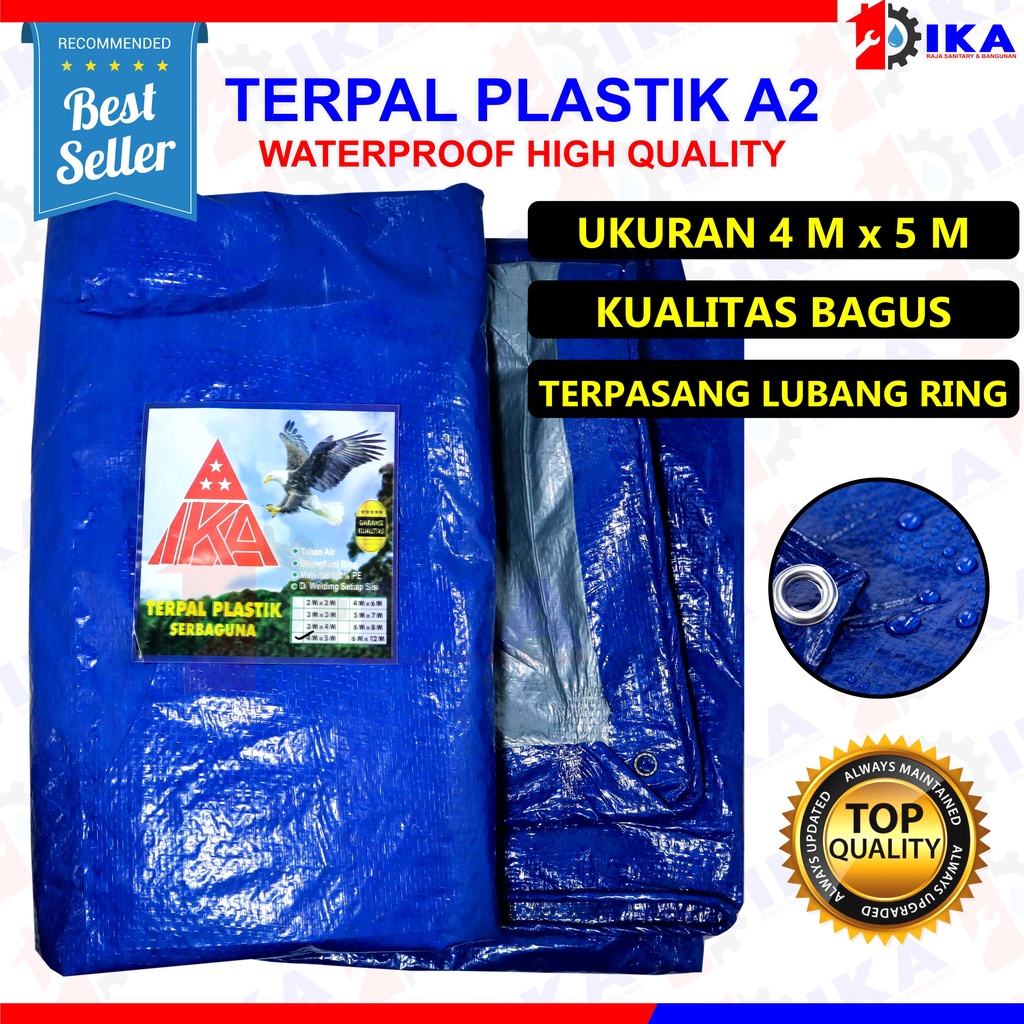 Terpal plastik 4 x 5 M / 4 x 6 M murah / tenda sarung penutup  (LGS PAKAI SAJA SUDAH ADA LUBANG TALI) TERMURAH