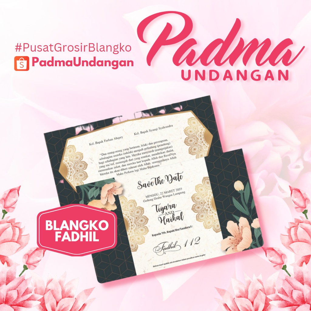 Blangko Undangan Fadhil 112 | PadmaUndangan