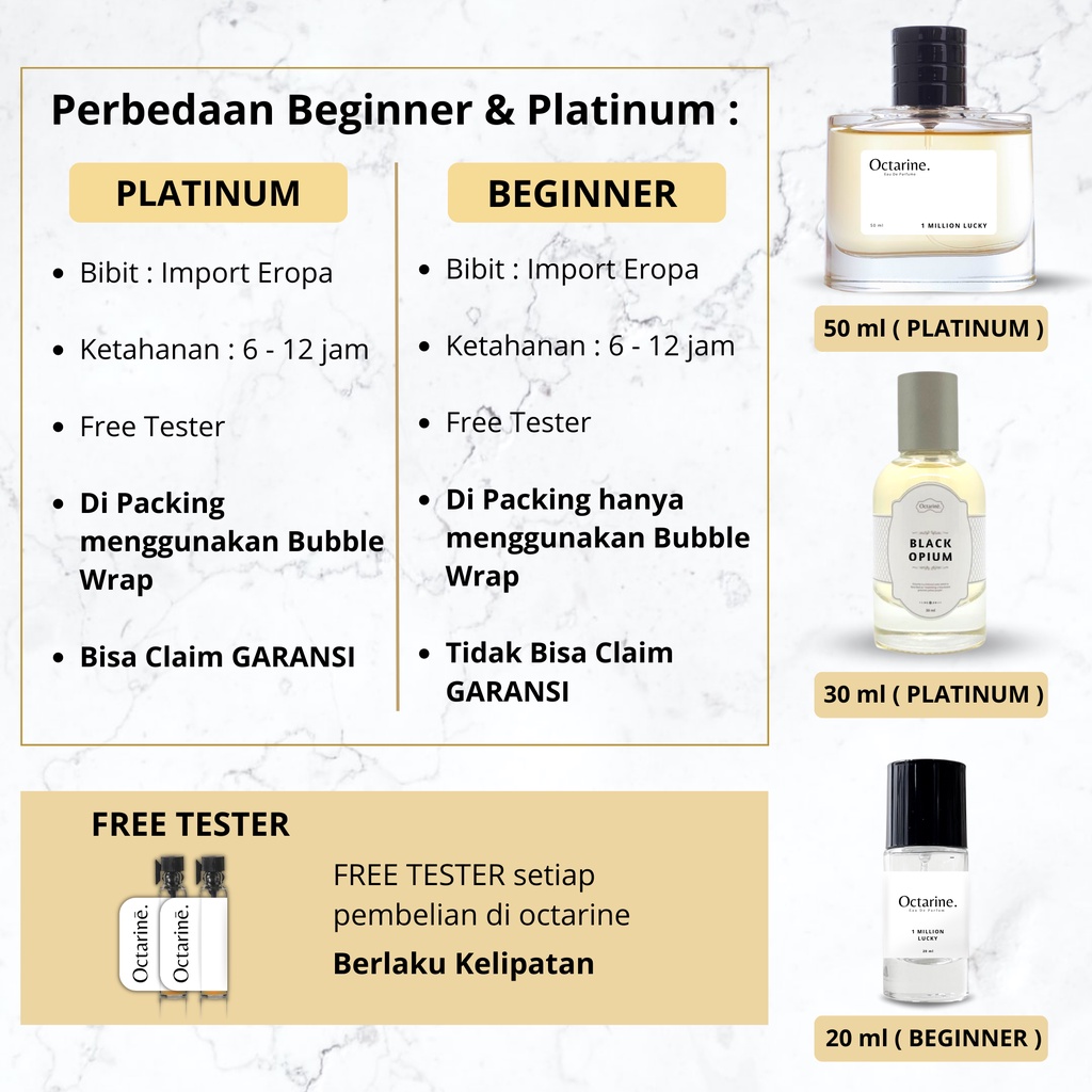 Octarine - Parfum Wanita Tahan Lama Aroma Lembut Elegant Sexy Inspired By GOOD GIRL | Farfum Parfume Perfume Minyak Wangi Cewek Cowok Murah Original