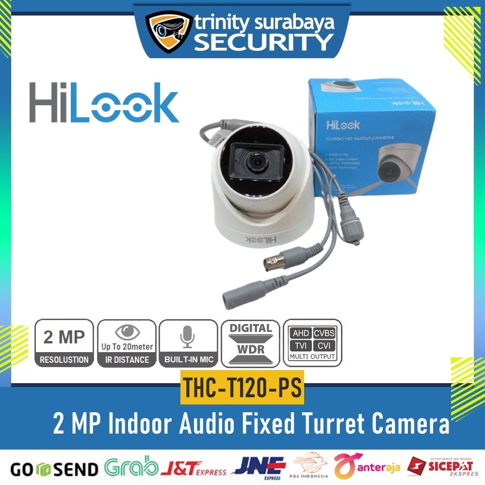 CCTV INDOOR HILOOK 2MP THC-T120-PS ( suara )