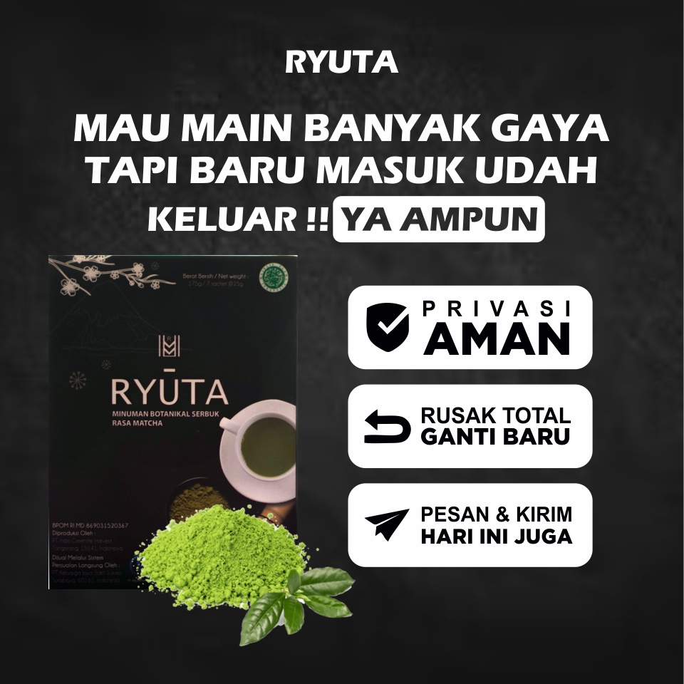 

Penambah Stamina Pria Dewasa - Obat Kuat Tahan Lama Ryuta