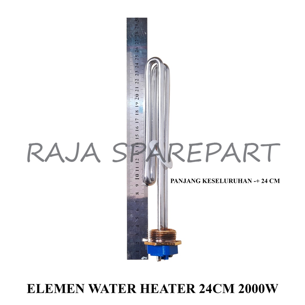 Elemen Water Heater Lurus 2000W (Panjang 24cm)