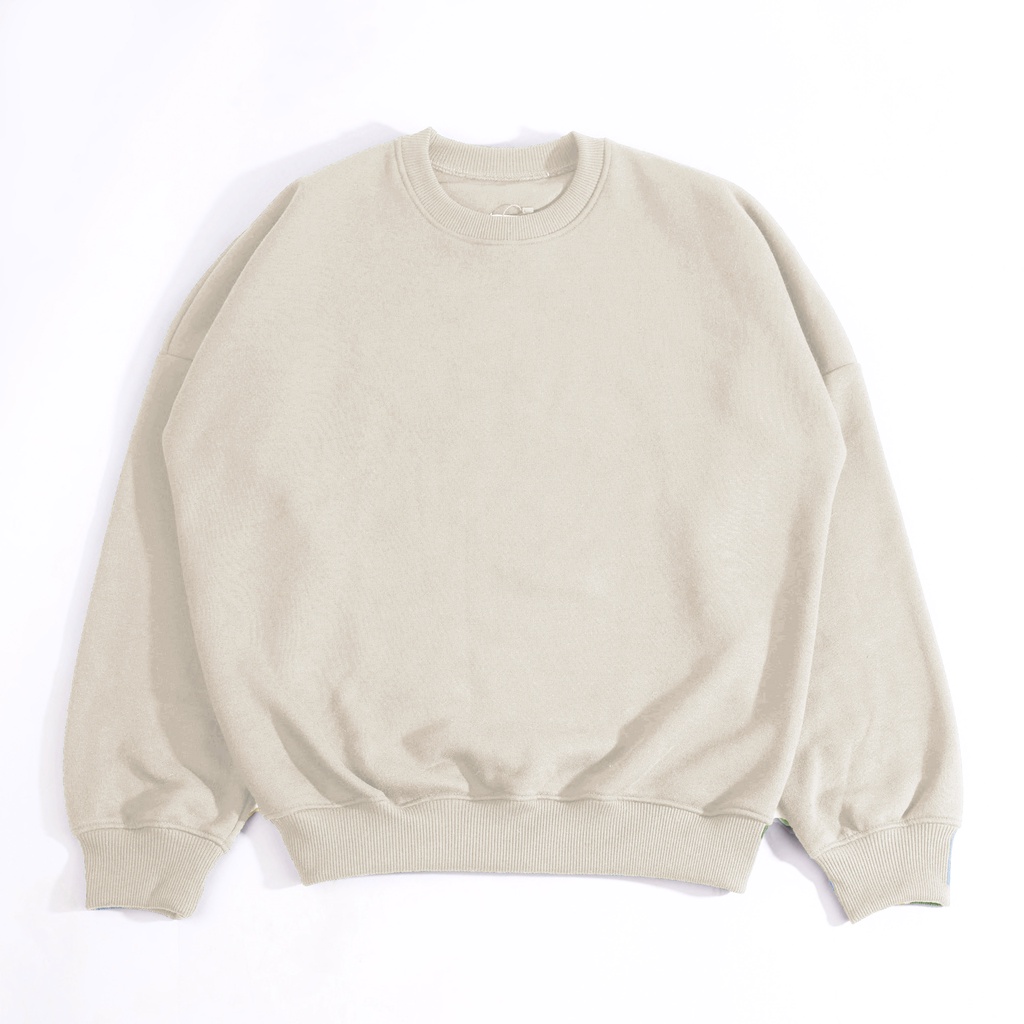 Crewneck Boxy Oversized Ivory