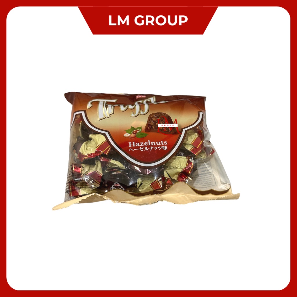 Elvan Truffle Cokelat Isi Krim Rasa Stroberi/Hazelnuts/Tiramisu/Caramel @115gr