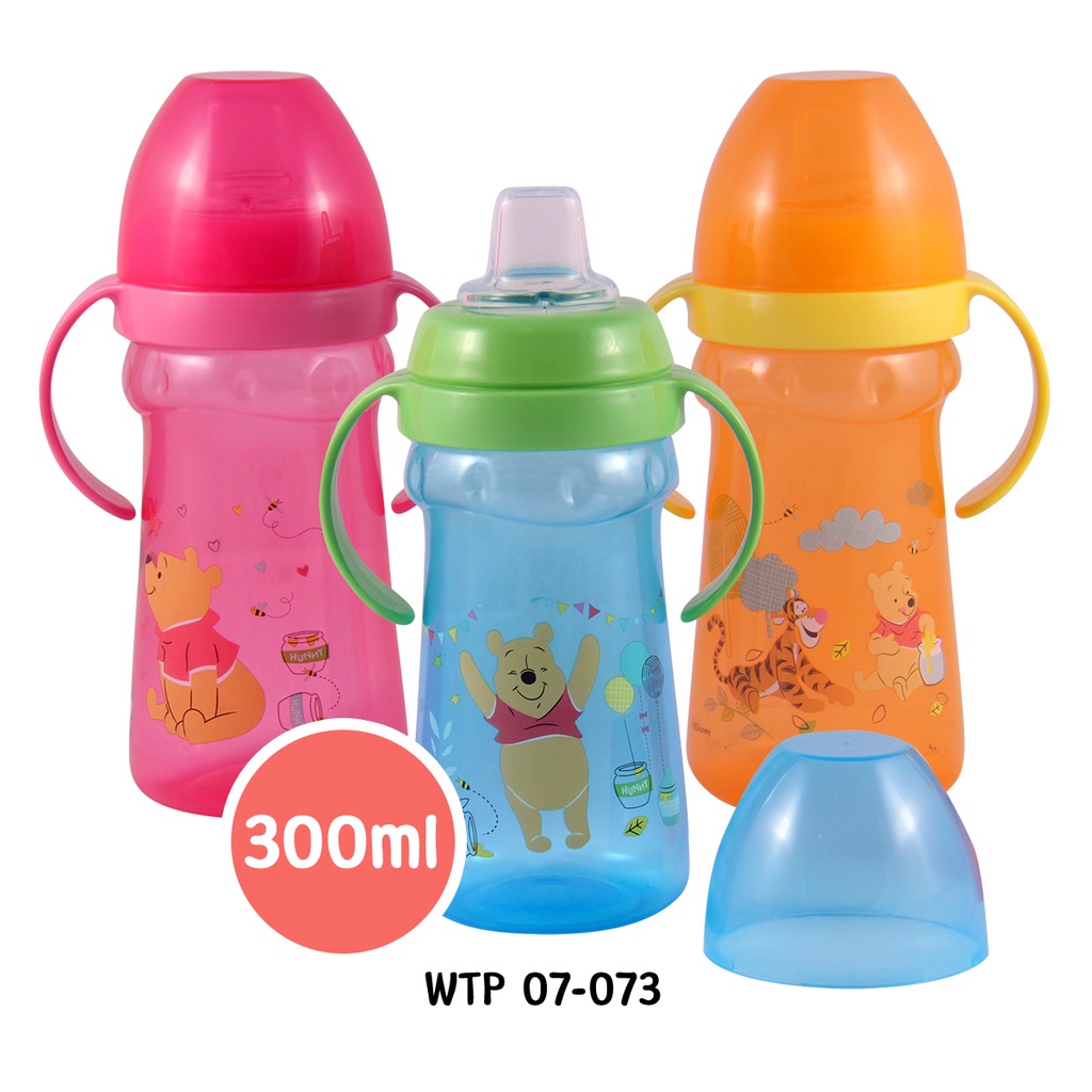 Winnie The Pooh Bottle / Botol Sendok Makan / Botol Minum /- Alat Training Makan Bayi Peralatan Makan Bayi / Baby Feeding