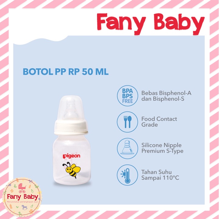 PIGEON BOTTLE PP 50ML