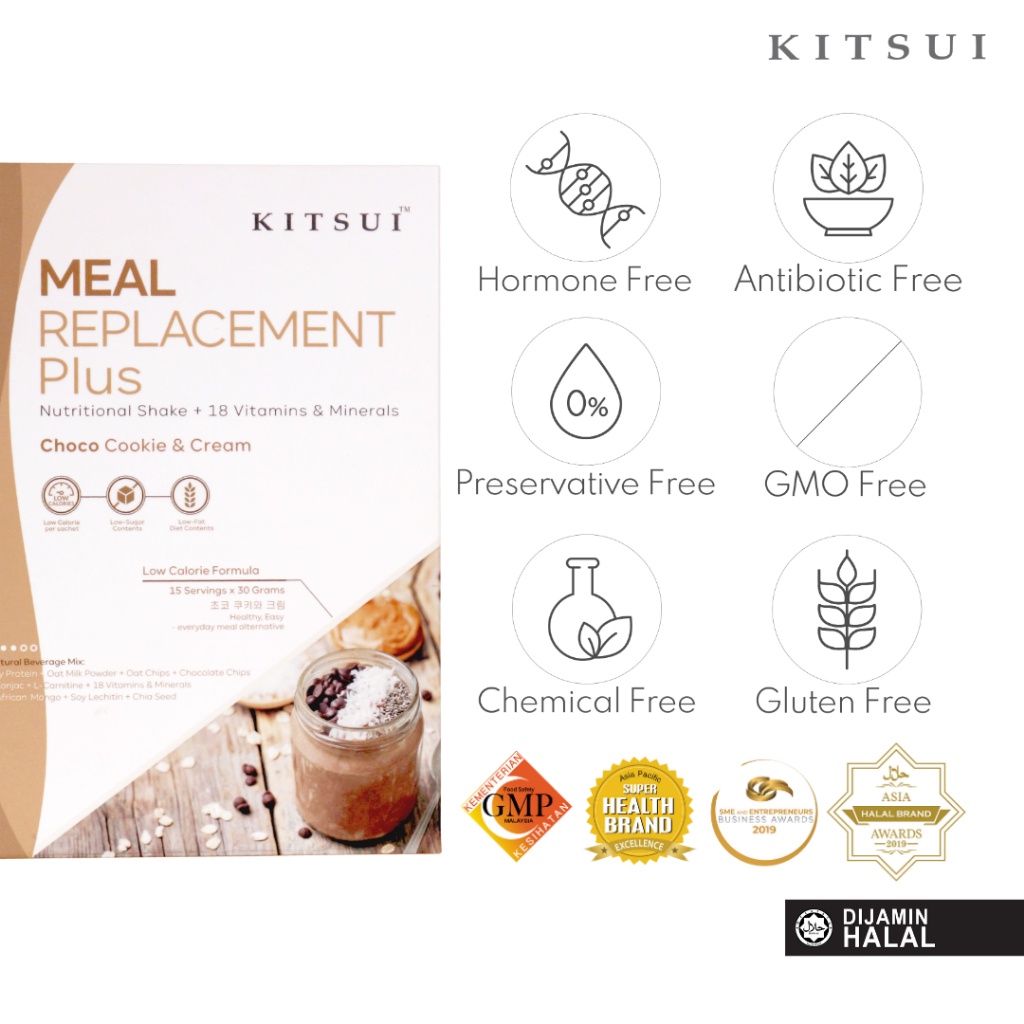 KITSUI Meal Replacement Plus (KMRP) + KITSUI Belloss Fibre