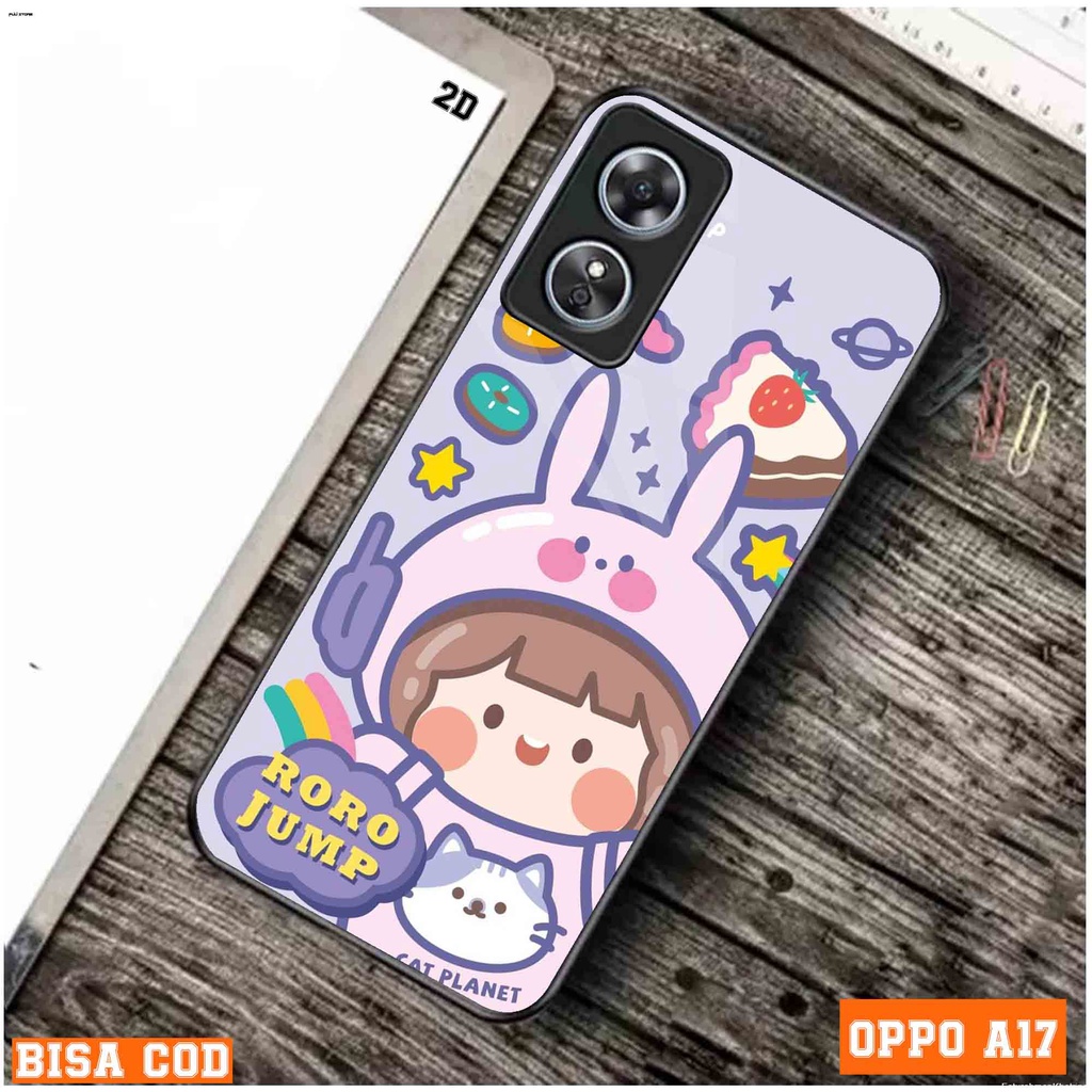 FS Casing Oppo A17 Terbaru - Fashion Case Motif - Kesing hp Oppo A17 - Casing hp oppo a17 - Pelindun