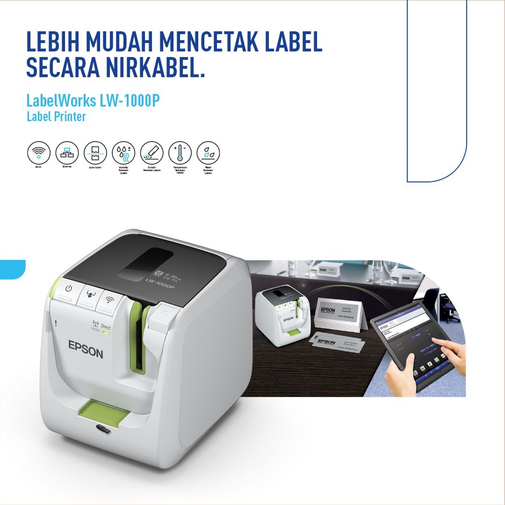 Printer Epson Label Works LW 1000P Wifi Lengkap