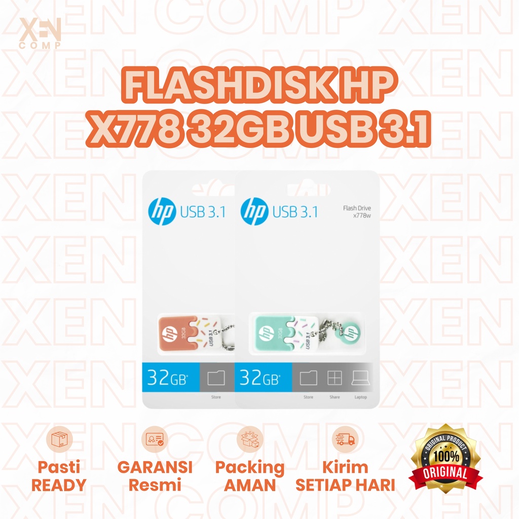 Flashdisk HP x778 32GB USB 3.1 Original