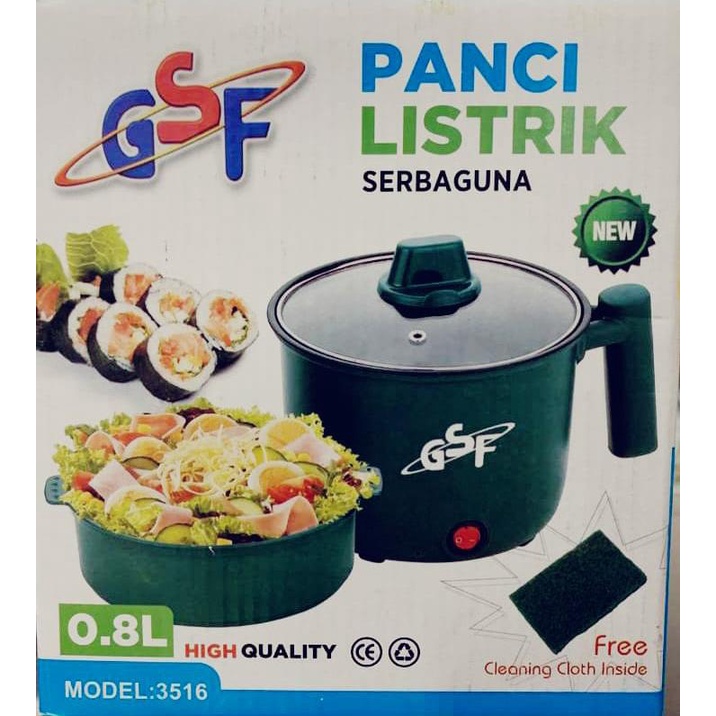 PANCI LISTRIK ELEKTRIK MULTIFUNGSI PANCI MULTIFUNGSI ELETRIK ALAT MASAK TRAVEL Q2-8518 / Q2 8518