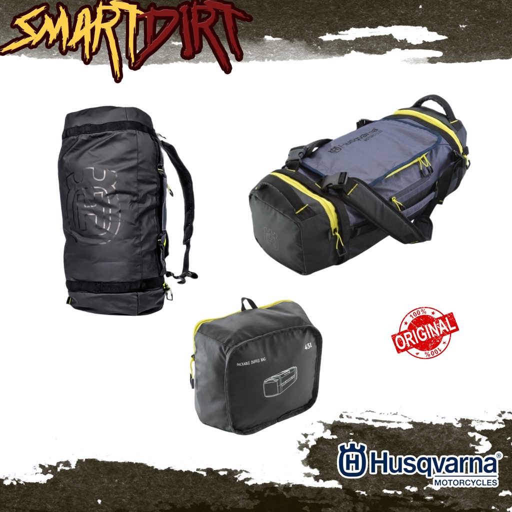 DUFFLE BAG HUSQVARNA TAS DUFFLE HUSQVARNA BAG BLUE ORIGINAL