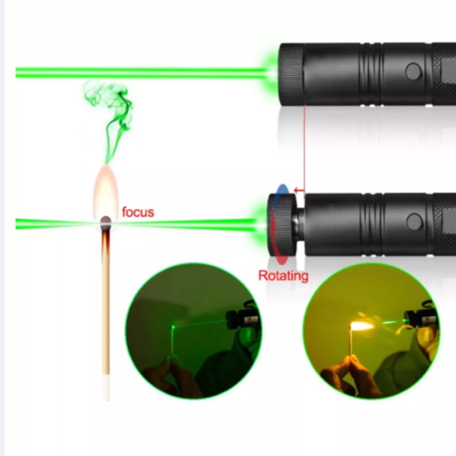 COD Green Laser Pointer Recharger 303/ Laser Hijau/ Laser Kunci Keamanan