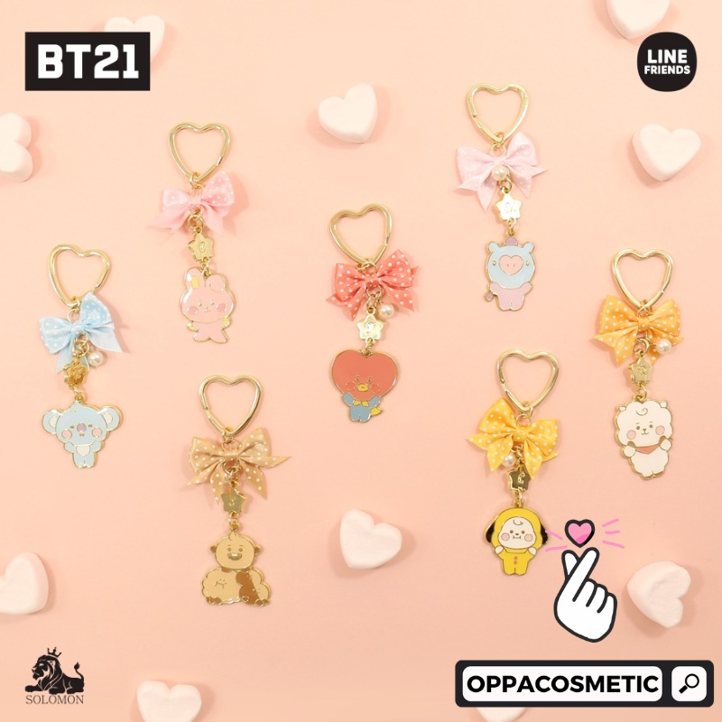 OFFICIAL BTS X BT21 Bura Bura Keychain Ver.2