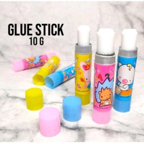 GLUE STICK FANCY LEM KERTAS BATANG / GLUE STIK 10gram KARAKTER MOTIF