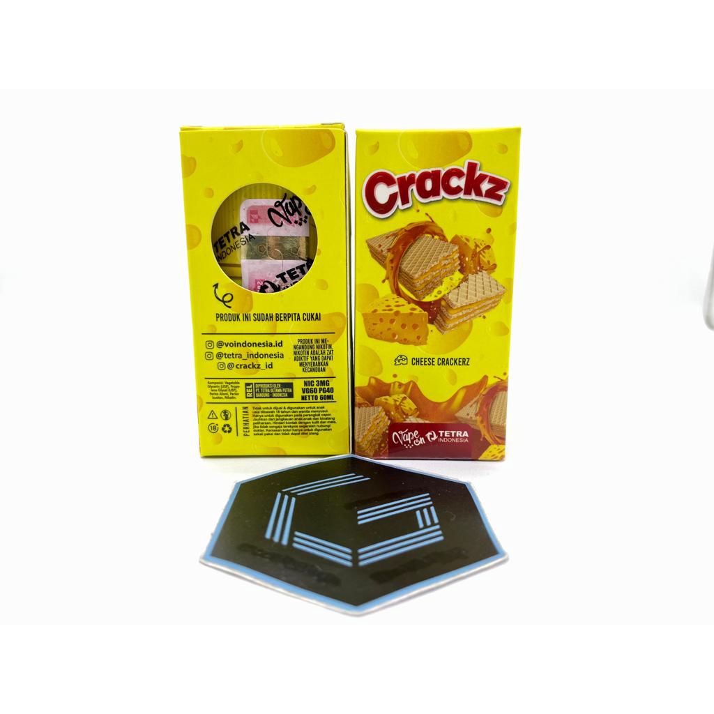 Crackz V3 CHEESE CRACKERZ 60ML by Tetra Indonesia x Vape On liquid