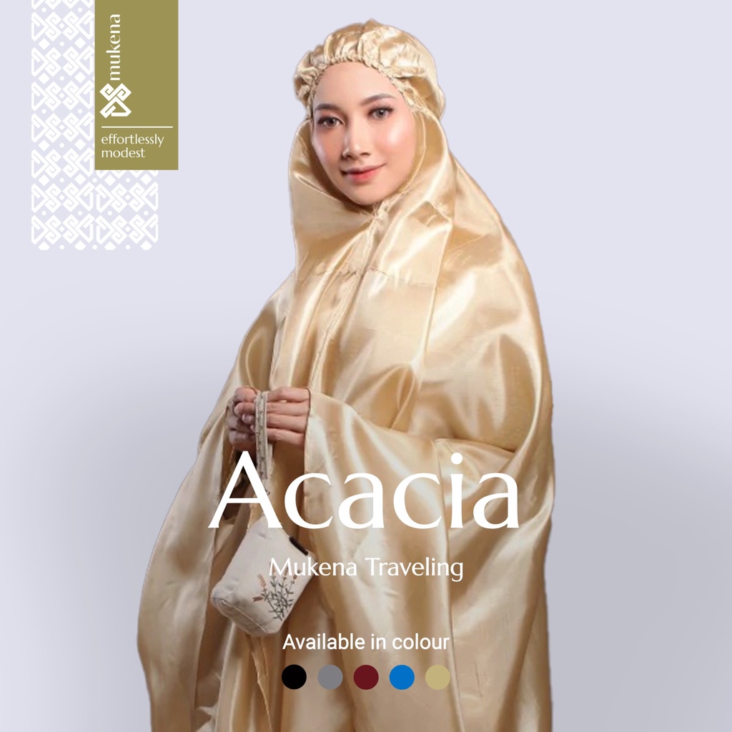 DS Modest - Mukena Traveling Mini Case Bordir - Acacia