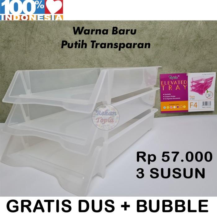

Terlaris Rak Tempat File Dokumen / Rak Susun Dokumen Plastik / 3 Susun / Uk. Folio