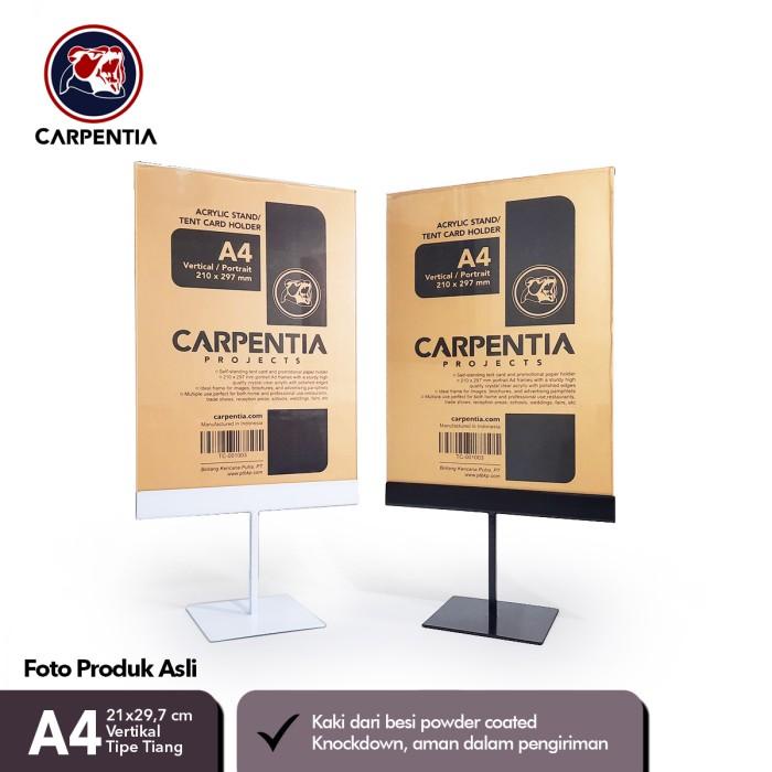 

Terlaris Rak Carpentia Stand Akrilik Kaki Besi /Tiang A4 Vertikal 21X29,7Cm /Brosur