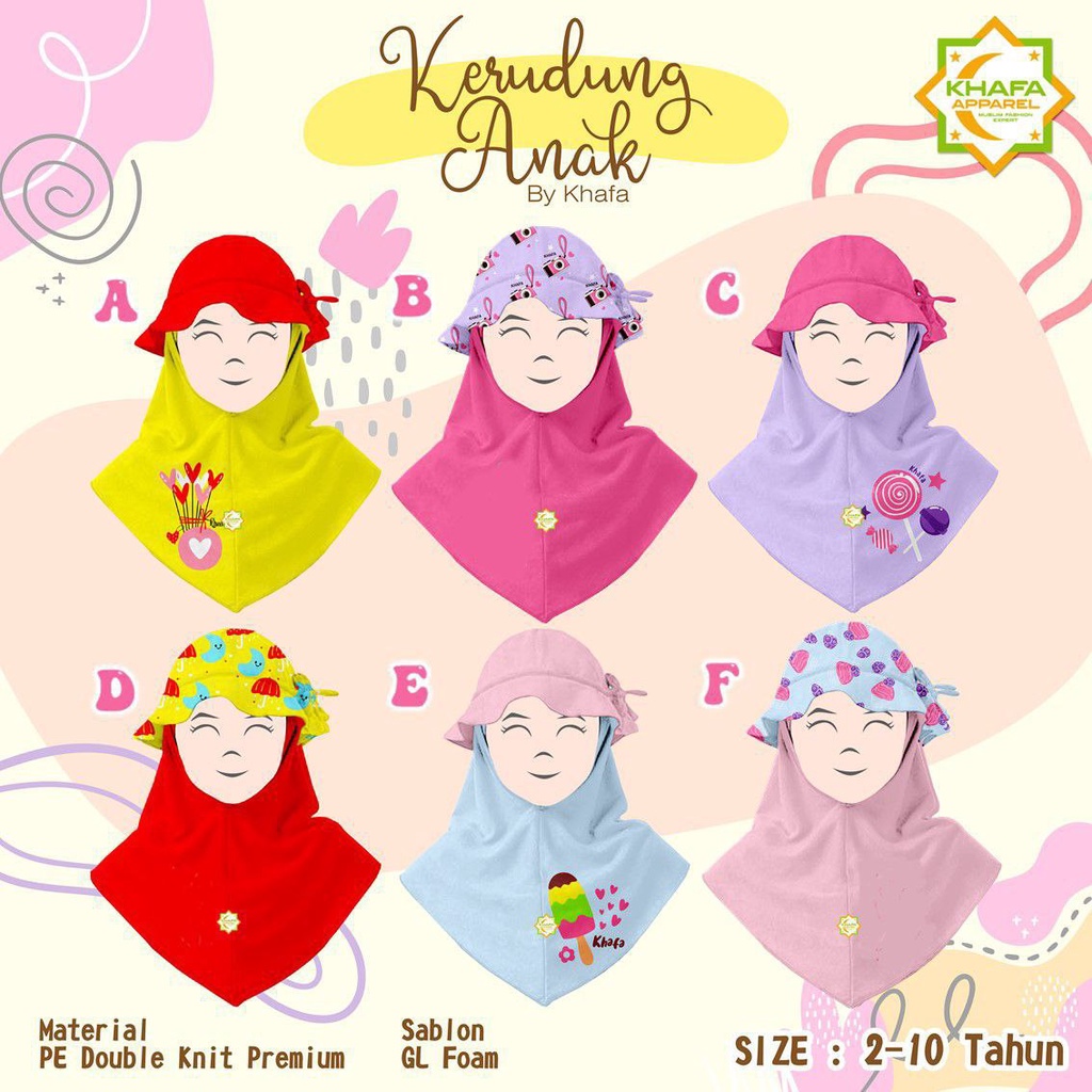 KERUDUNG ANAK BY KHAFA